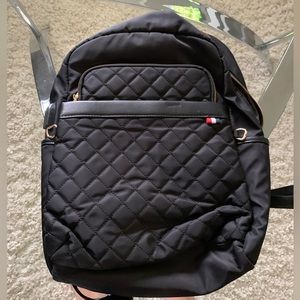 Modernist black back pack